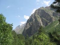 Цейское ущелье, окружающие горы